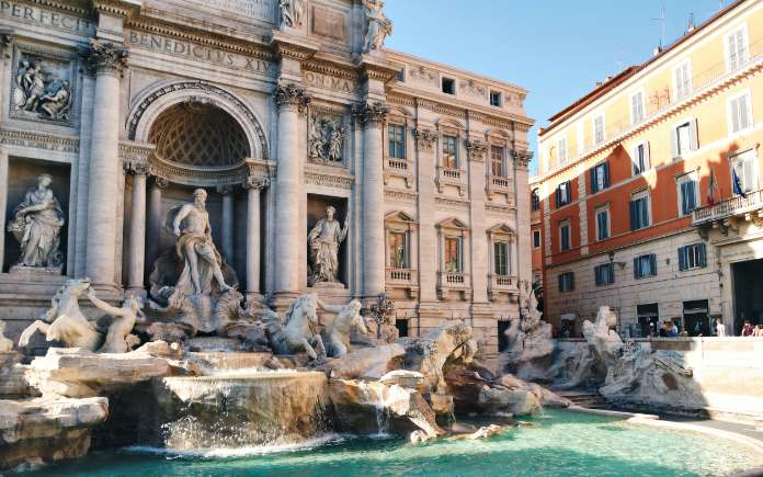 trevi fontein rome trevi fontein rome
